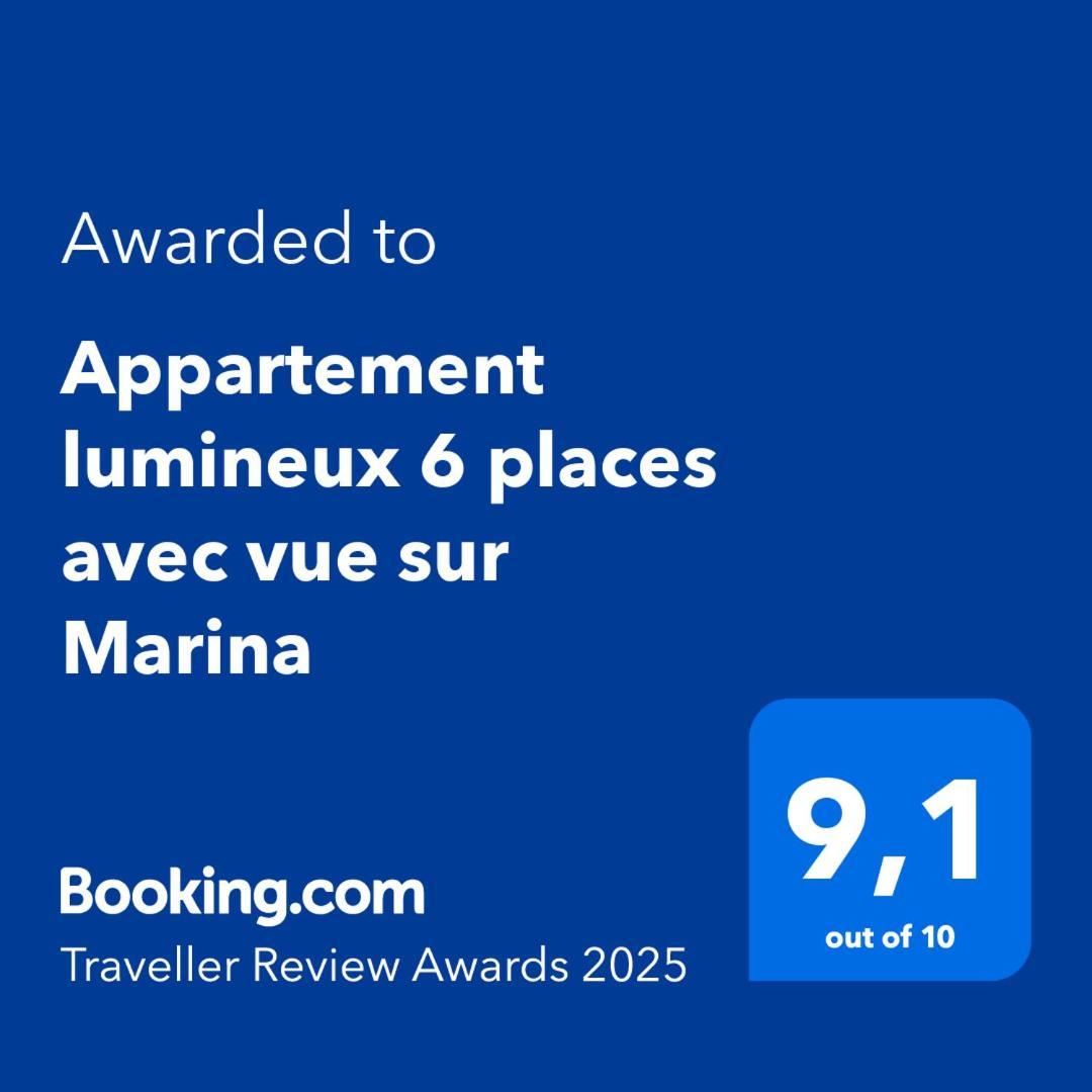 Appartement Lumineux 6 Places Avec Vue Sur Marina Mandelieu Exteriér fotografie